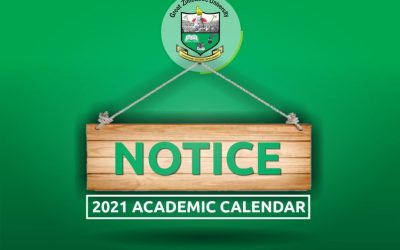 2021 Academic calendar Block Release