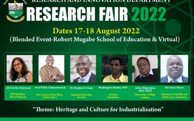 GREAT ZIMBABWE UNIVERSITY RESEARCH FAIR 2022